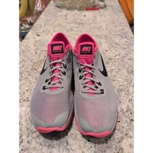 Nike Flex Supreme TR 4 819026-010 Gray Womens Running Shoes T3 Sneakers Size 10